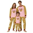 thumbnail image 6 of successthop Christmas Pajamas Couples Plus Size Deer Long Sleeve Crewneck Pullover Top and Pants Nightwear with Pockets, 6 of 7
