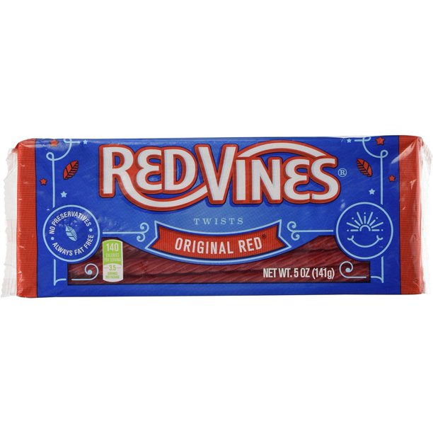 12 PACKS Red Vines Original Red Twists 5oz