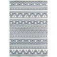 thumbnail image 4 of nuLOOM Cecilia Geometric Tribal Bands Area Rug, 7' 10" x 10', Cecilia Blue, 4 of 6