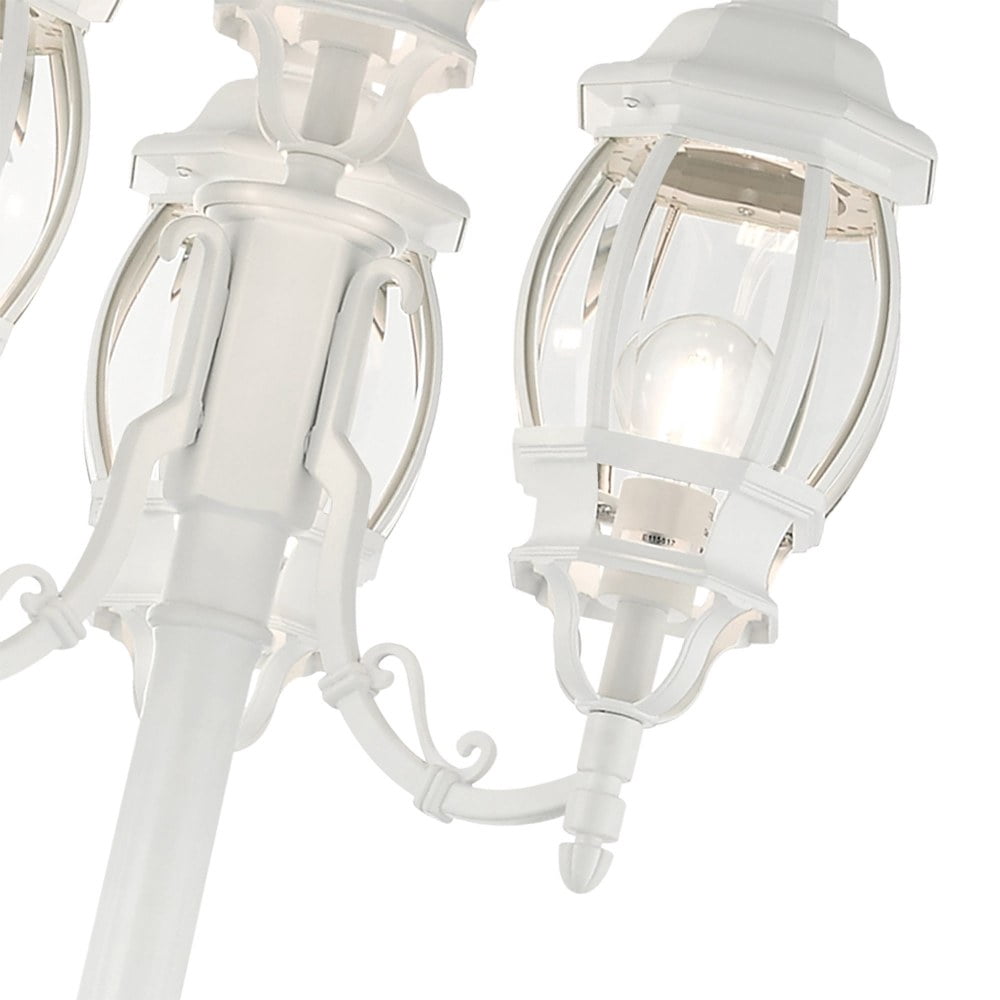 Livex Lighting - Frontec - 4 Light Outdoor Post Light in Style - 24 Inches wide