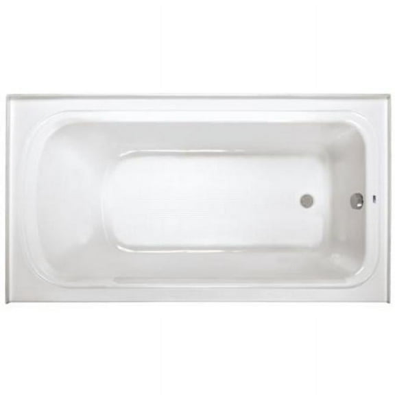 Proflo PFS6636LSKBS Hillsboro 66" X 36" Three Wall Alcove Acrylic Soaking Tub - Off White