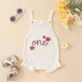 thumbnail image 2 of Utlike Baby Girls Snap Crotch Bodysuits Soft For Everyday Romper With Snap Closure Cute For Toddler Summer Wear Skin Friendly Fit Playsuits Daily Wear Size 3 Months-6 Months, 2 of 6