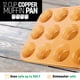 thumbnail image 5 of Moldes para Hornear de Cobre Eternal Living Antiadherentes 12 Muffins set 2pzs, 5 of 5