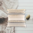 thumbnail image 3 of yuksok Housse de Coussin Boho Décorative pour Maison de Campagne Beige Carrée 45x45cm, 3 of 8