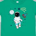 thumbnail image 4 of Inktastic Astronaut the Moon Spaceship and Shooting Star for Light Colors Boys or Girls Toddler T-Shirt, 4 of 5