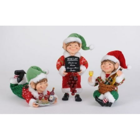 Karen Didion Wine Elf Set of 3