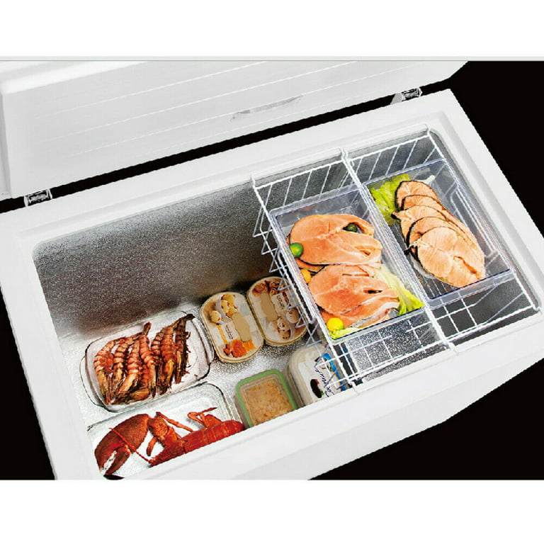 Smad 5.0 Cu.Ft Top Open Chest Freezer Deep Freezer Fridge Garage Kitchen  Basket