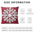 thumbnail image 6 of YINGXI Throw Pillow Case, Elegant Floral Pattern Square Cushion Cover for Bed Living Room Office Sofa 24x24in, 6 of 6