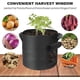thumbnail image 4 of Paquete de 2 bolsas para cultivo de patatas, bolsas de cultivo de 10 galones, maceta con asas y ventana de cosecha para patatas, tomates, bolsas para plantar en jardinería, 4 of 5