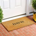 thumbnail image 2 of Calloway Mills 111252448 Bold Davis Personalized Doormat 24" x 48", 2 of 4