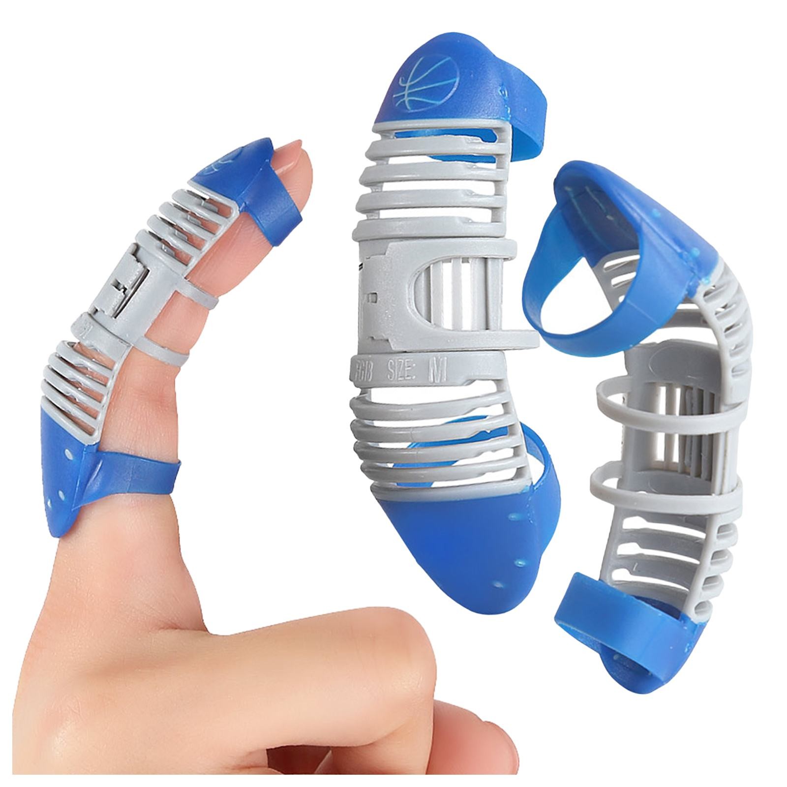 Finger Guard Finger Sleeve Basketball Hollow Finger Guard Flexible Valgus Sprain Finger Fixed