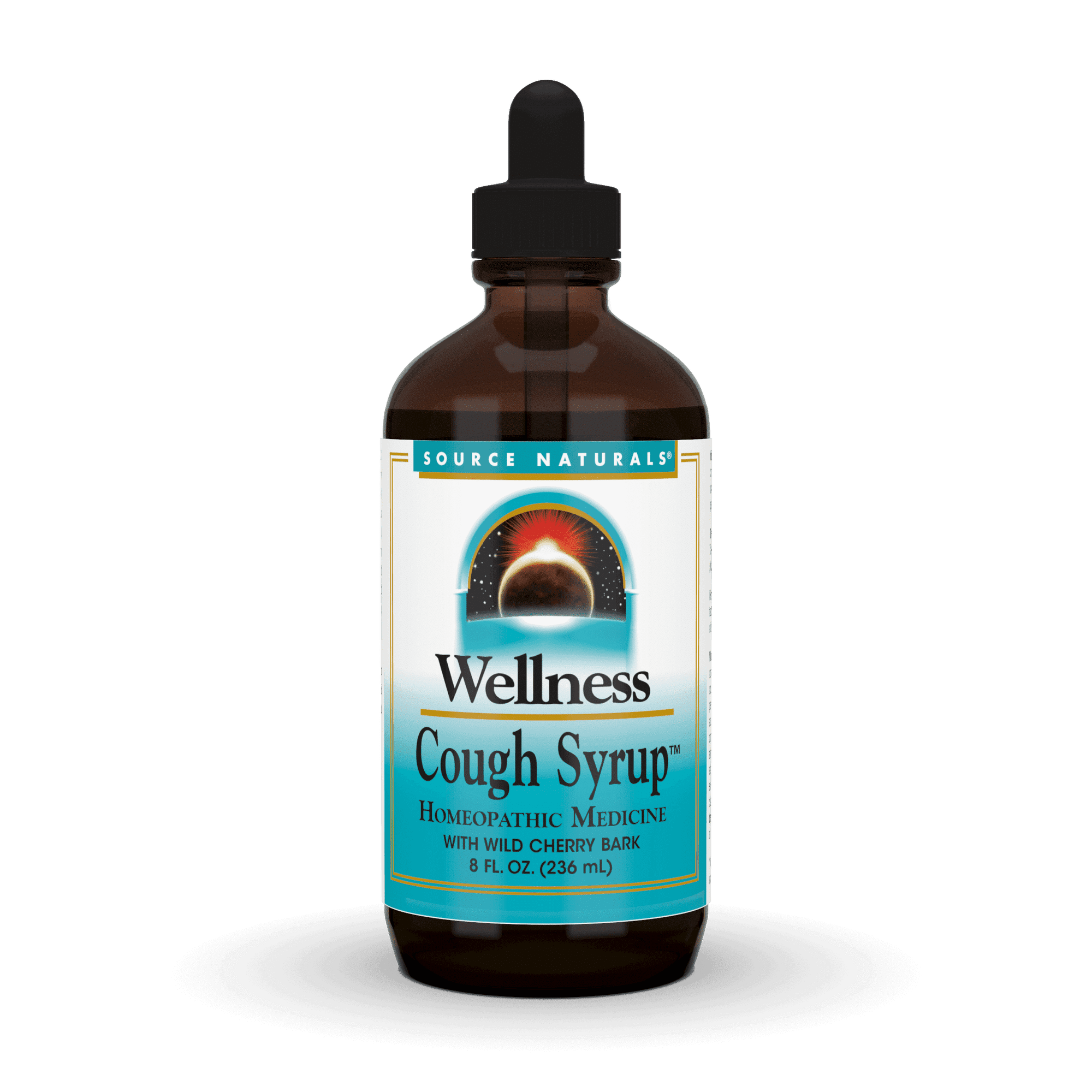 Source Naturals Wellness Cough Syrup with Wild Cherry Bark, 8 Fluid Ounces