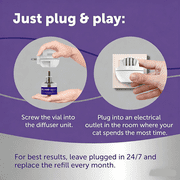 Optimum, Enhanced Cat Calming Refills for Pheromone Diffuser 180-Day Refill – 6 Pack