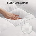 thumbnail image 2 of Extra Thick Cooling Mattress Topper, Overfilled Down Alternative Pillow Top, Baffle Box Design, Fits 8-21 Inch Deep Pocket, Plush & Support, Machine Washable, 2 of 16
