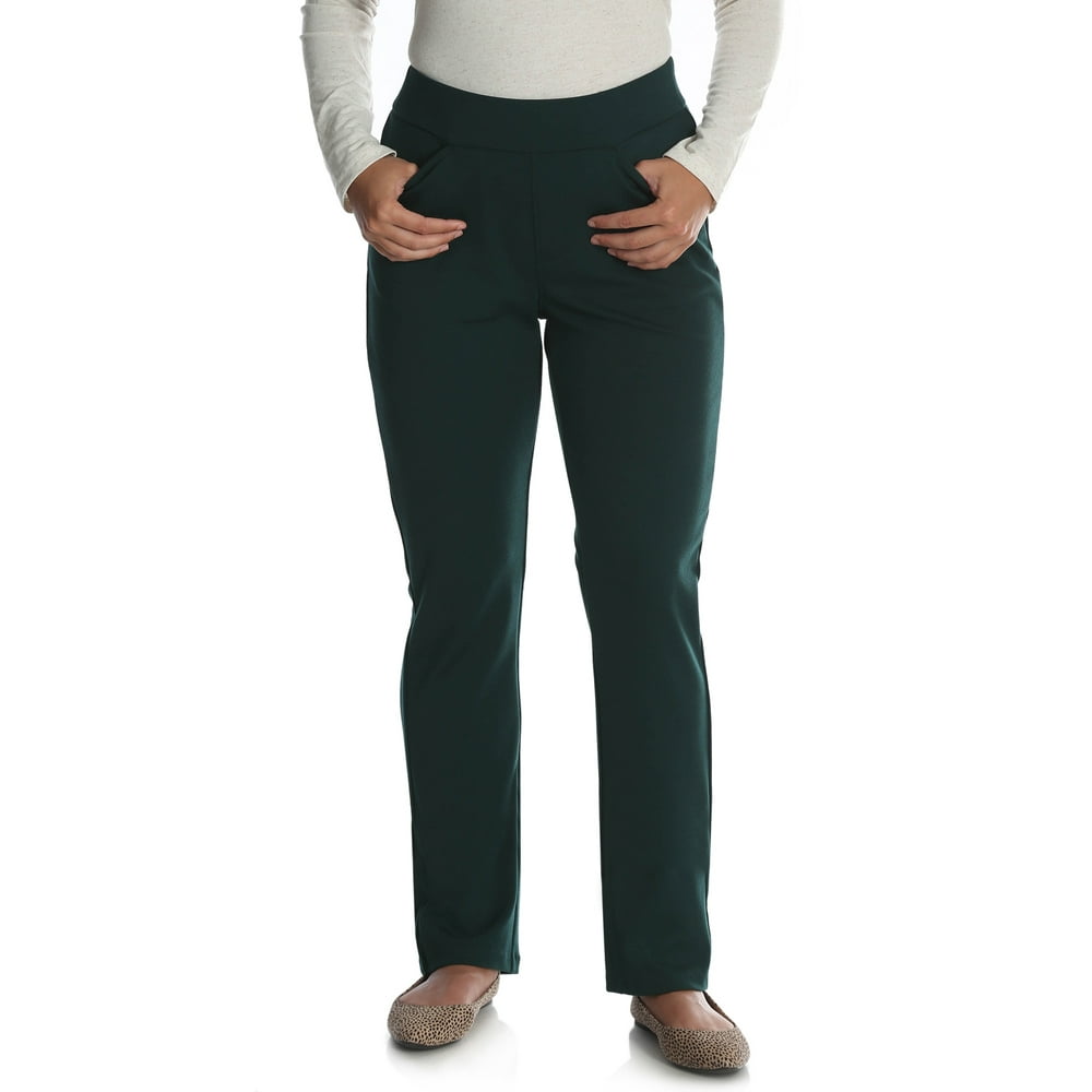Chic Women's Ponte Knit Pull On Pant
