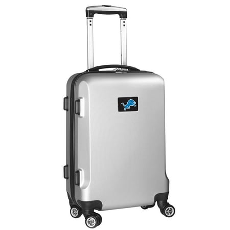 Detroit Lions 21u0022 Hard Case 2-Tone Spinner Carry-On Luggage - Silver