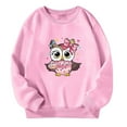 thumbnail image 1 of MIASHUI Chandail à Capuchon et Chandails en Molleton pour Filles - Automne et Hiver Imprimé Manches Longues Col Rond Chandail en Molleton pour Filles Actives, 1 of 6