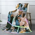 thumbnail image 6 of Custom Blanket Personalized Throw Blanket with Photo College Soft Flannel Blanket Customized Souvenirs Gifts, Design Rainbow blanket for personalized gifts-30X40", 6 of 6
