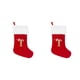 thumbnail image 4 of Cateissary Calcetines decorativos navideños de tela: comodidad exquisita y suave para las vacaciones y las telas son suaves, grandes, rojas. Camiseta roja grande 2Conjunto, 4 of 6