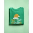 thumbnail image 3 of This Is My Christmas Pajama Sweatshirt Men -Image by Shutterstock, Male 4X-Large, 3 of 4