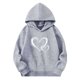 thumbnail image 3 of Sudaderas con capucha para niños y niñas, sudaderas casuales de manga larga, lindas sudaderas de gran tamaño con bolsillo de polar, chaquetas para niñas, 3 of 4