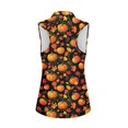 thumbnail image 2 of Whosucclay Pumpkin and Pine Cone Pattern Tennis Athletic Tank Top for Womens, Soft Women's Sleeveless Golf Shirts Breathable V Neck Workout Tank Tops, 2 of 8