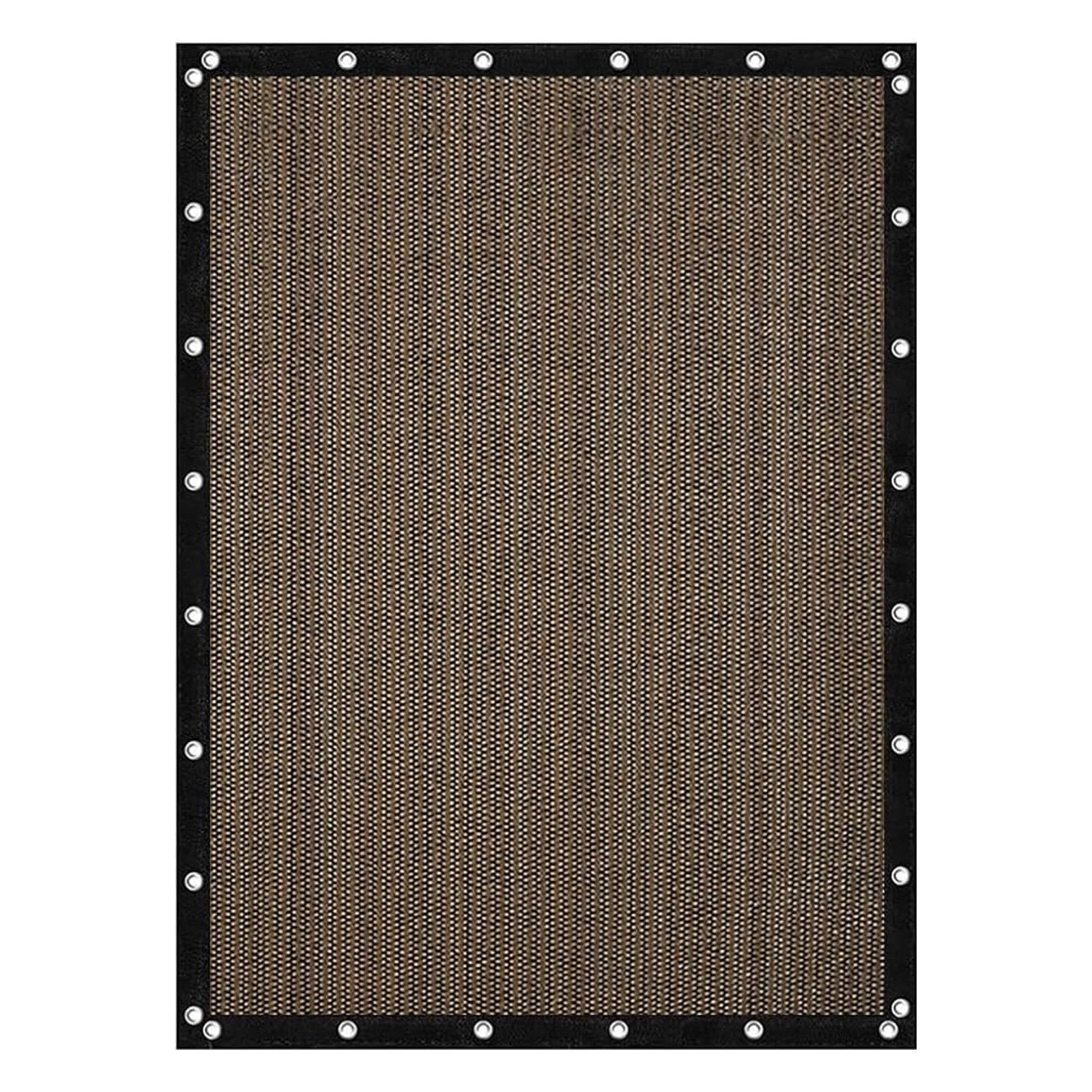 EZPXFCI Artpuch 90% Sun Shade Cloth, 6 x 10 FT Pergola Shade Cover Canopy with Grommets, Sun Screen Fabric Tarp for Patio, Outdoor, Garden, Backyard, Mocha