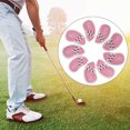 thumbnail image 3 of 9 piezas Headcover 4-9, P, a Protection Se adapta a todas las marcas con estuche de de números para cabeza de Rosado Soledad Cubiertas de hierro de golf, 3 of 8