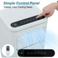 thumbnail image 6 of Twister.CK 10000BTU Portable Air Conditioner, 3-in-1 Function AC Cooling, Dehumidifier, Fan, Quiet Operation, LCD Display Remote Control for 450 sq.ft, White, 6 of 7