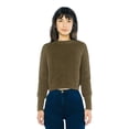 thumbnail image 1 of American Apparel Pull-Over à Manches Longues pour Femmes, Pêcheur Raccourci, Armée, Très Petit, 1 of 4