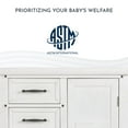 thumbnail image 5 of Evolur Andorra Chifferobe, Designed for Storage, Solid and Sturdy Build, Weathered White, 5 of 17