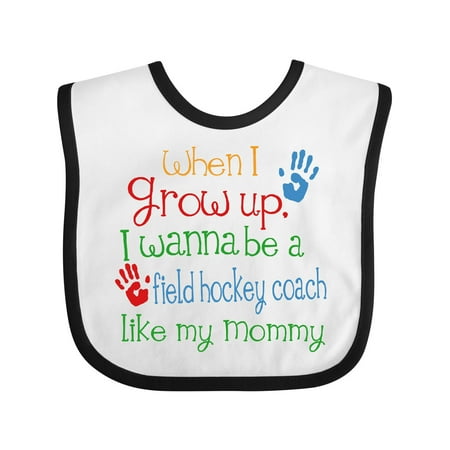 

Inktastic Field Hockey Coach Like Mommy Gift Baby Boy or Baby Girl Bib