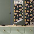 thumbnail image 5 of Ambesonne Botanical Themed Peel & Stick Wallpaper for Home, Tulip Pattern Art, 13"x36", Charcoal Grey Pale Pink, 5 of 5