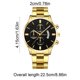 thumbnail image 3 of Reloj de cuarzo de moda para hombre, diseño calado, caja de aleación, correa de cuero, reloj de pulsera informal de negocios, reloj de aleación., 3 of 6