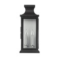thumbnail image 2 of Brooke 2-Light Outdoor Wall Lantern in Matte Black, 2 of 9