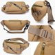 thumbnail image 4 of Riñonera de pecho, bandolera inclinada, gran capacidad, para actividades al aire libre | Bolso cruzado versátil multicapa | Bolsa de almacenamiento portátil para deportes, viajes, 4 of 7