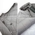 thumbnail image 2 of Fuinloth Women Quilted Vest, Stand Collar Lightweight Zip Padded Gilet Outerwear Coats Gray XS, 2 of 5