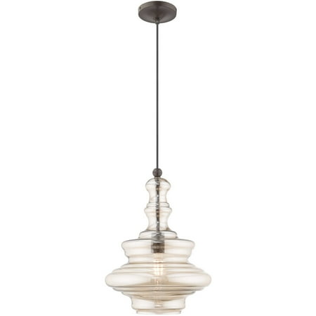 

Mini Pendants 1 Light Fixtures With English Bronze Finish Glass Material Medium 19 60 Watts