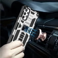 thumbnail image 2 of Kaleidio Case For Samsung Galaxy A53 5G [Tactical Hybrid] Rugged Shockproof [Kickstand] Magnetic Armor Impact Cover [Silver/Black], 2 of 6