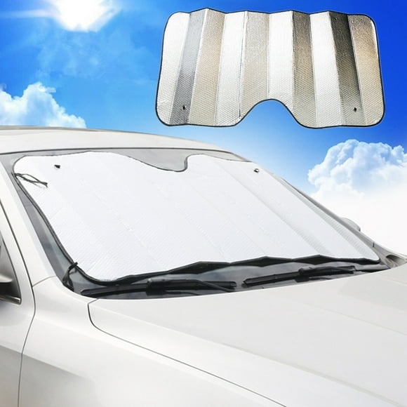 Qiopertar Pare - brise avant - accordéon pliant double face voiture pare - soleil pour petites et moyennes voitures moins de 5 $Économisez jusqu'à 90% Clearing livraison gratuite