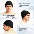 thumbnail image 4 of Cooraby 12 Pack Knitted Winter Beanie Cold Weather Acrylic Warm Skull Cap Cuff Watch Hat for Men or Women Homeless Donation, 4 of 7