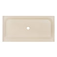 thumbnail image 2 of Voltaire 60" x 30" Single-Threshold, Center Drain, Shower Base in Biscuit, 2 of 7