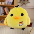 thumbnail image 2 of Lindo muñeco de peluche suave de pollo de dibujos animados, juguete de peluche para decoración del hogar., 2 of 7