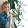 thumbnail image 3 of Blackout Kids Curtains,Tropical Palm Leaves in Hawaii Childrens Insulated Curtains Set Of 2,Bedroom Essentials,Toddler Room Decor 42x84in(106x213cm), 3 of 4