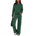 thumbnail image 1 of Conjunto Deportivo Mujer PRETTYGARDEN Sudadera con Capucha y Pantalones Cargo Verde XL, 1 of 8