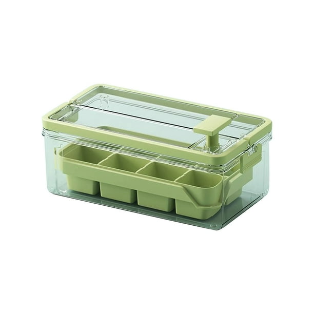 Hielo prensado, gran capacidad de almacenamiento de hielo, apto para uso doméstico, portátil, grande, cuadrado