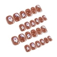 thumbnail image 2 of DPTALR Halloween Collection Long Wearing Nail Finished Fake Nail Nail Patch 24pcs, 2 of 3