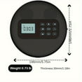 thumbnail image 2 of CD Player For Car  Rechargeable CD Player With Stereo Speakers And Anti-Skip Protection Discman CD Player With Headphones LCD Display With Backlight, 2 of 6