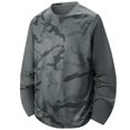 thumbnail image 2 of Men's Camo Print Color Block Shirt,Long Sleeve Crew Neck Breathable Quick Dry Clothes, Casual Athletic Fall Daily Top Dark Gray 3XL, 2 of 6