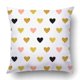 thumbnail image 1 of Funda de Almohada ABPHQTO Corazones de Oro Rosa y Negro 45x45 cm, 1 of 2